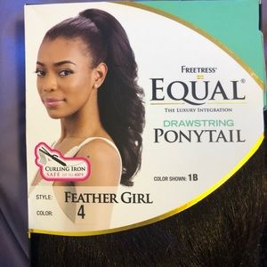 (NEW) Ponytail Hair Piece - Feather Girl - Color 4